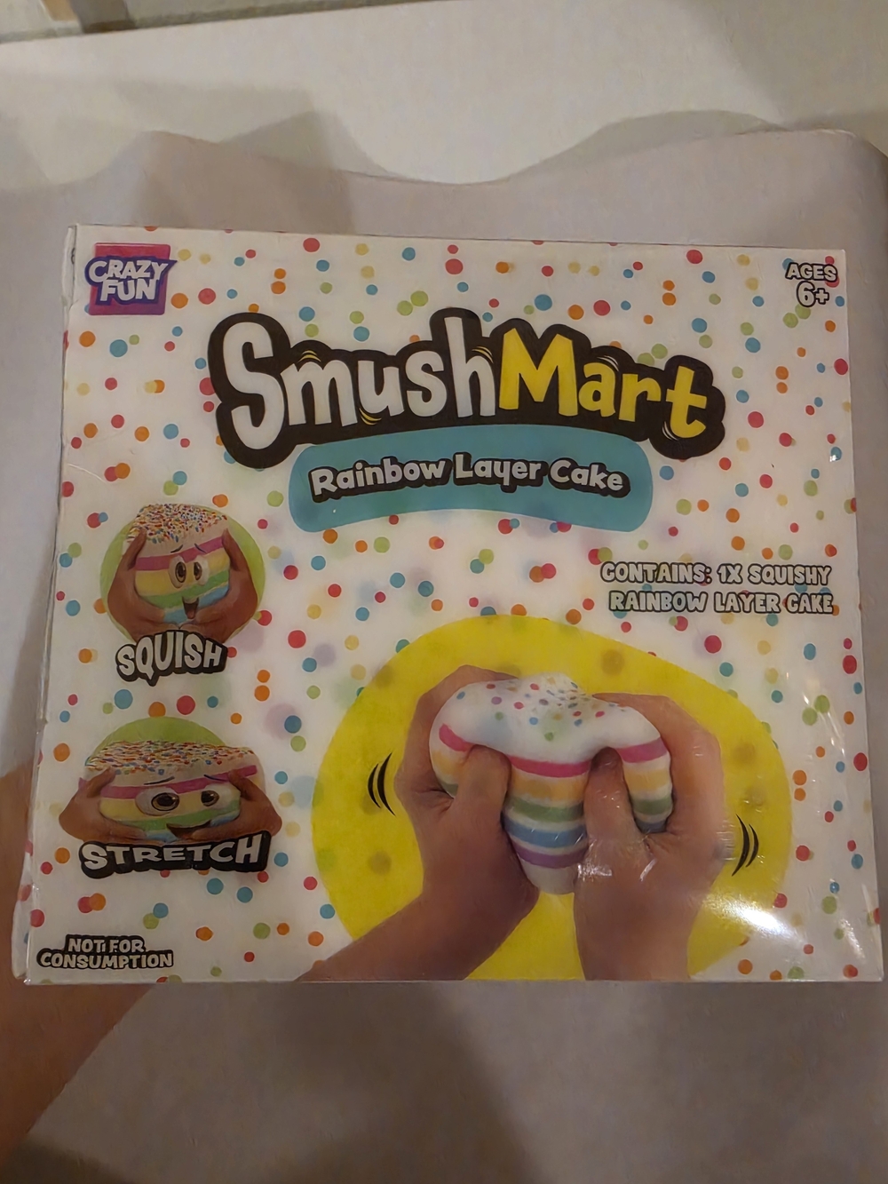 RMS ShumshMart Rainbow Layer Cake Slice Squishy 🍰 - Picture 3 of 4